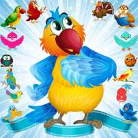 Memory matching games for kids free - Birds
