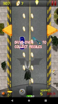 Bat Superhero Game: BatPod ride Screen Shot 5