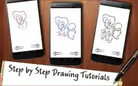 Drawing App My Cute Monster Pony Screen Shot 1