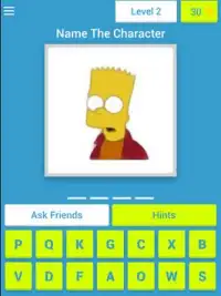 The Simpsons : Character Guess Screen Shot 8