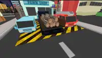 素晴らしい 貨物 トラック ドライバ 3D Screen Shot 3