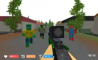 Pixel Zombies- Block Warfare Screen Shot 0