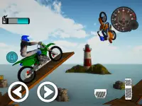 Moto BMX Permainan-lagak ngeri Screen Shot 6