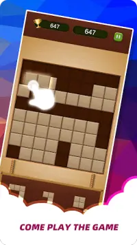 Wood Brick Crush - Классическая игра-головоломка Screen Shot 3