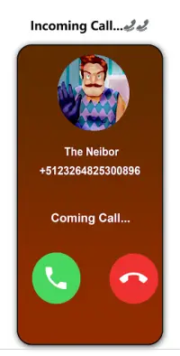 Call From Hello The Neibor 📱 video call   chat Screen Shot 1