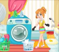 Waschmaschinenspiele für Mädchen Screen Shot 1