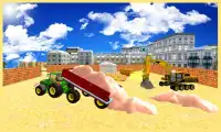 Tractor Sand Transporter Sim Screen Shot 3