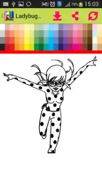 Coloring Book for Ladybug Screen Shot 6