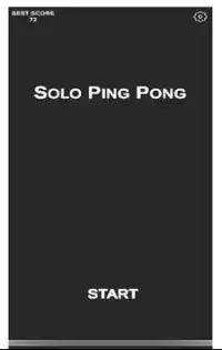 Solo Ping Pong Screen Shot 0