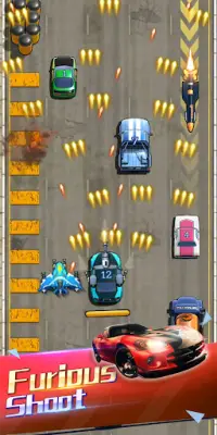 Battle Car Shooter : Furious Traffic Blast Screen Shot 1