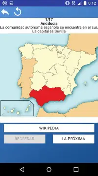 Regiones de España: Banderas, Capitales y Mapas Screen Shot 5