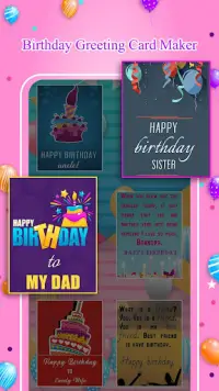 Birthday Video Maker App : Birthday Song With Name Screen Shot 6