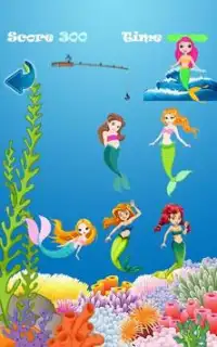 Fishing the Mermaids Kids Game Screen Shot 1