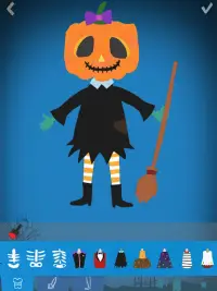 Halloween Paper man gioco-Pittura per bambini. Screen Shot 2