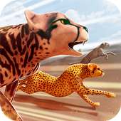 Leopardi contro Leoni! Gioco di Corsa Selvaggio