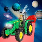Galaxy Farming Tractor : Space Racing Game