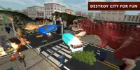 Serangan Kota Simulator Dinosaurus Screen Shot 1