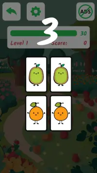 Kids Memory Game: Fruits Screen Shot 16