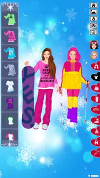 Winter time with warm dressup Screen Shot 3