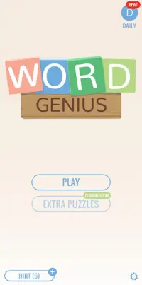 Word Genius: Train Your Brain Screen Shot 0