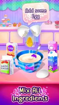 Cupcake Maker - Cooking Baking Kids Game Screen Shot 0