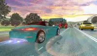 سيارة سباق حمى - سيارة المتسابق المرور Screen Shot 4