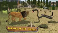 Anaconda Snake Jungle-spel Screen Shot 1