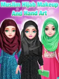 Muslim Hijab Makeover And Hand Art Screen Shot 0
