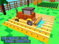 Blocky Tractor Farm Simulator Screen Shot 9