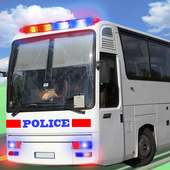 Cidade de ônibus polícia