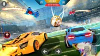 Rocket Car Ball League - 3D Car Soccer Game Screen Shot 0