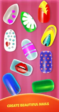 Juego de moda para salón de uñas: manicura pedicur Screen Shot 2