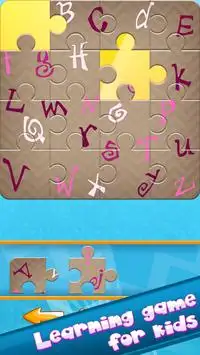 Alfabet Puzzle dla Dzieci Screen Shot 4