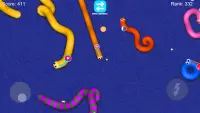 Worms Snake Zone Battle .io Screen Shot 2