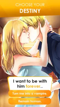 Vampire Lovers: Interactive Romance Game 💖 Otome Screen Shot 4