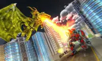 Ultimate Dragon Robot Transform Battle War Game Screen Shot 2