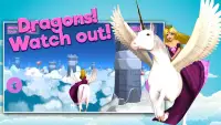 Princess Unicorn Sky World Run Screen Shot 2