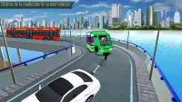 Ciudad Bicitaxi Carga Transporte: Chofer Simulador Screen Shot 4