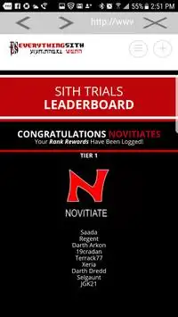 Sith Trials Screen Shot 2