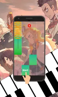 Anime Games 🎹 Piano Kimetsu No Demon X Titan 2021 Screen Shot 2