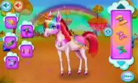 beauty unicorn salon game Screen Shot 5