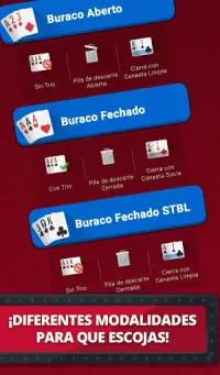 Buraco Real - Juego de Cartas Screen Shot 10