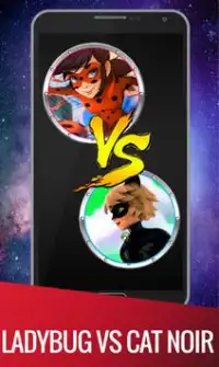 Ladybug vs Cat Noir TicTacToe Screen Shot 1