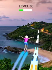 Fantasy Skater Slide: Swipe Fun Game Screen Shot 2