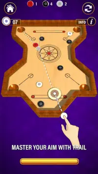 Mini Carrom Board: King Of Pool Games Screen Shot 7