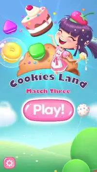Cookies Land - Match Three Screen Shot 0