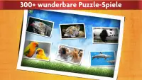 Puzzlespiel mit Tieren Kinder Screen Shot 1
