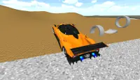 трюком вагон 3D гоночный Screen Shot 2