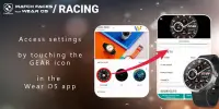 Racing Watch Face & Clock Widget Screen Shot 2
