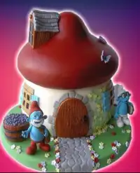 The Smurf Cake Puzzles Screen Shot 0